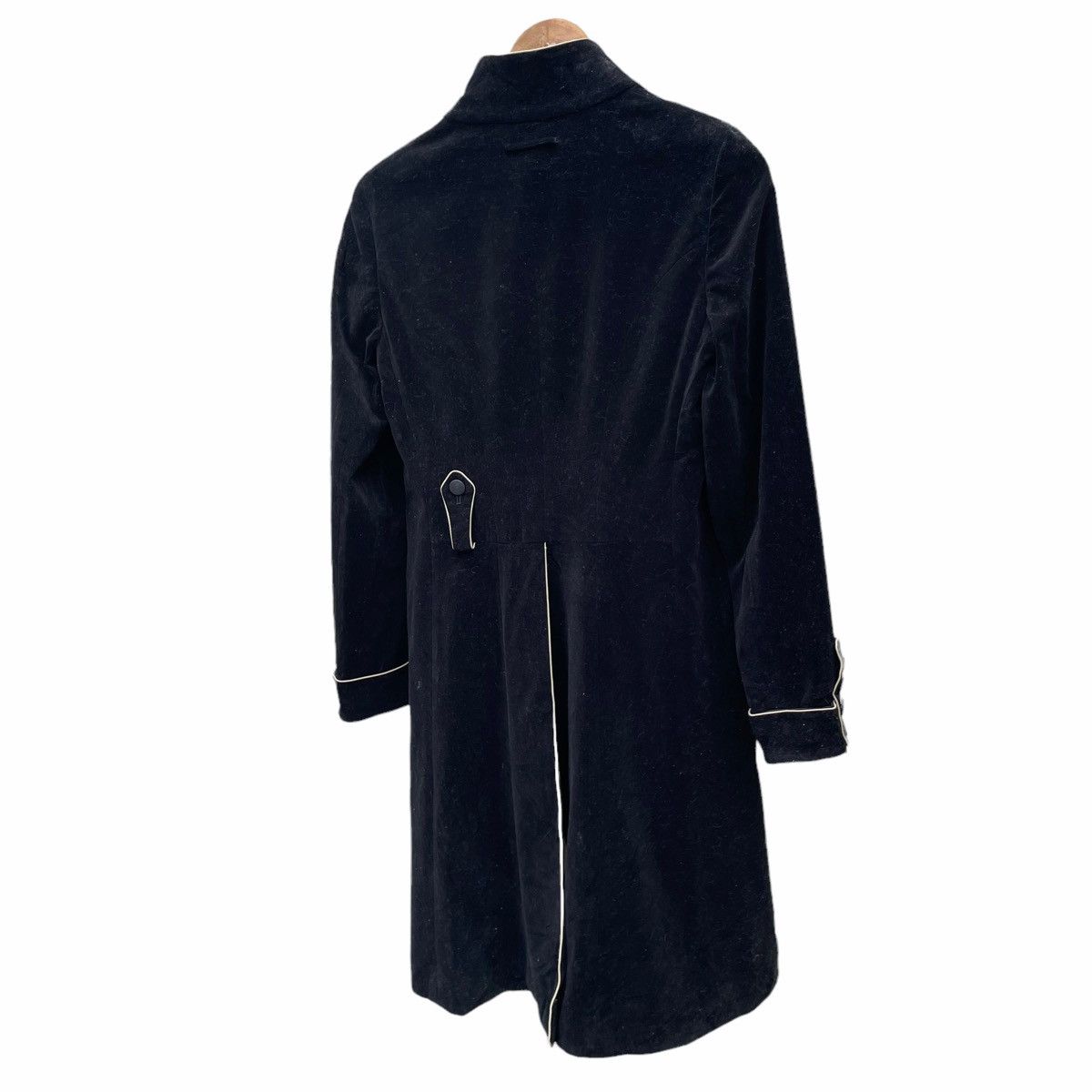 Jean Paul Gaultier × Vintage 💥90s JEAN PAUL GAULTIER Velvet Double Breast Long Jacket Size S / US 4 / IT 40 - 8 Thumbnail