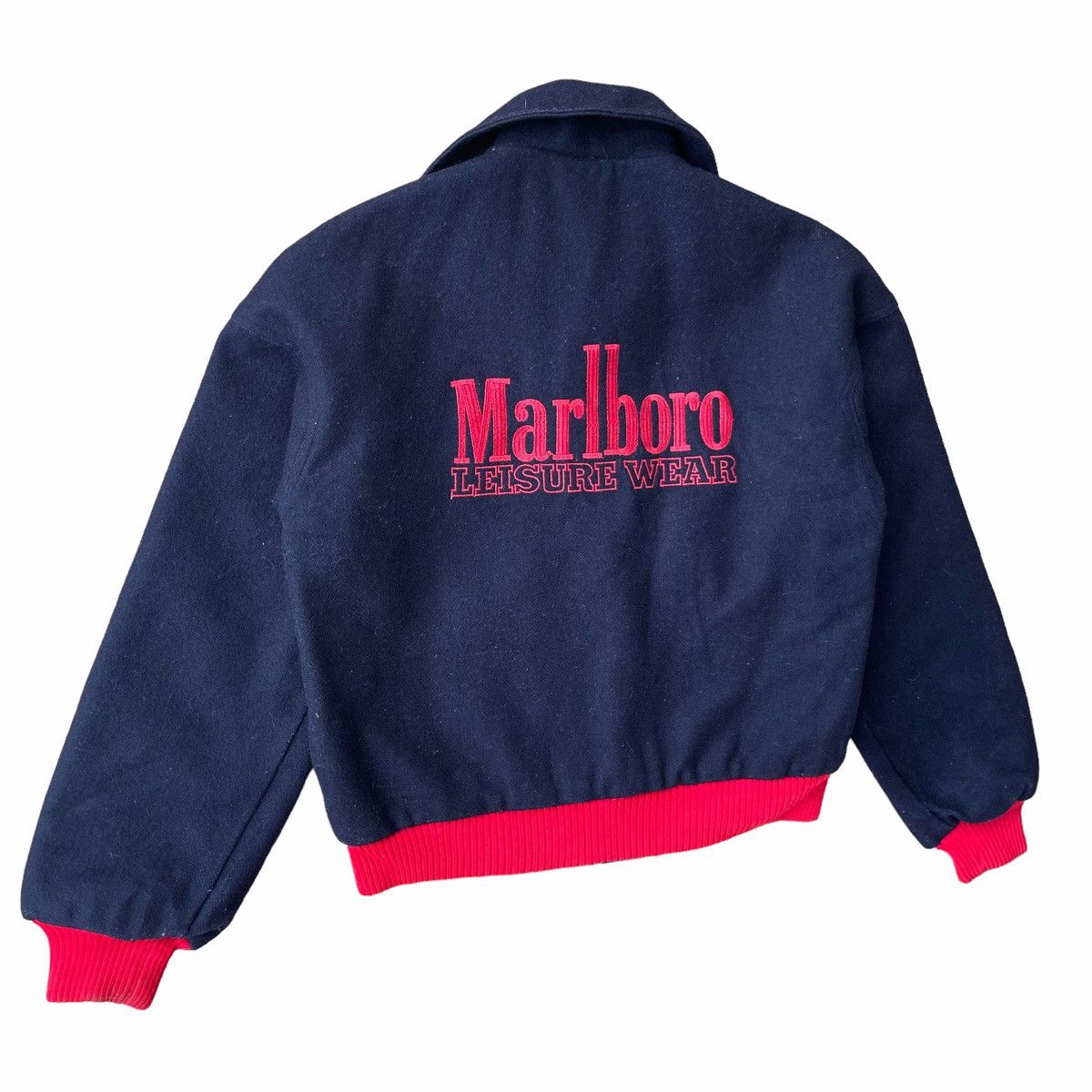 Marlboro × Vintage 💥80s Andrea de Adamich x Marlboro Bomber Jacket Italy Size US S / EU 44-46 / 1 - 7 Thumbnail