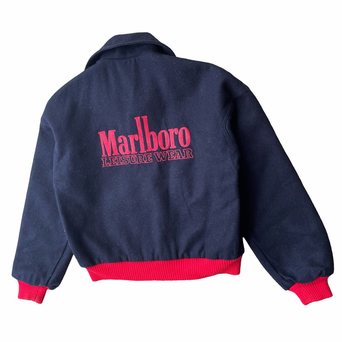 Marlboro × Vintage 💥80s Andrea de Adamich x Marlboro Bomber Jacket Italy Size US S / EU 44-46 / 1 - 6 Thumbnail