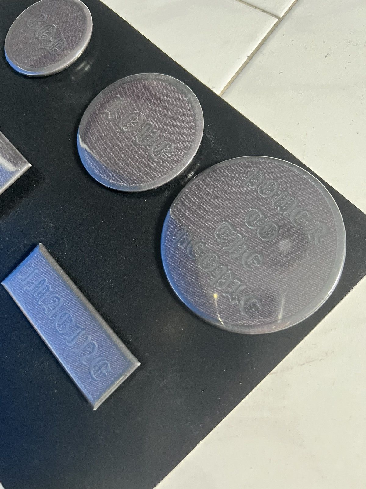 Number (N)ine FW04 Badge Set (Black) Size ONE SIZE - 3 Thumbnail