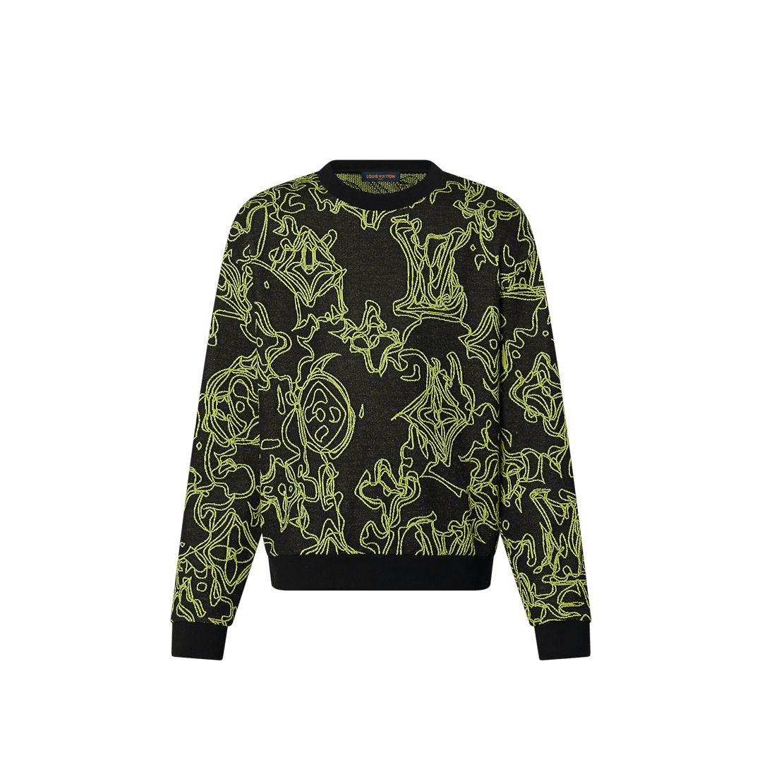Monogram Cotton Crewneck