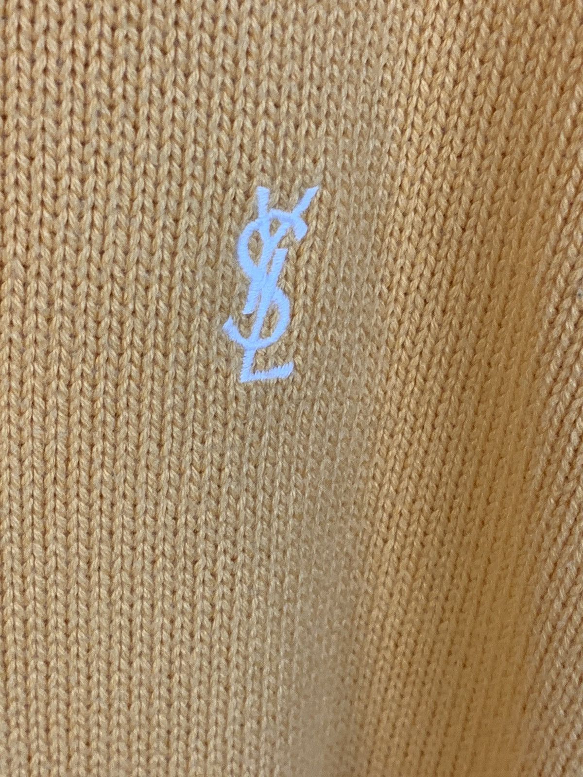 Yves Saint Laurent Yves Saint Laurent YSL cotton orange sweater Size US L / EU 52-54 / 3 - 4 Thumbnail