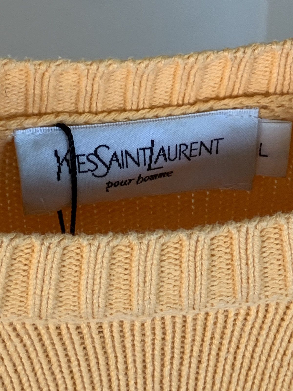 Yves Saint Laurent Yves Saint Laurent YSL cotton orange sweater Size US L / EU 52-54 / 3 - 3 Thumbnail