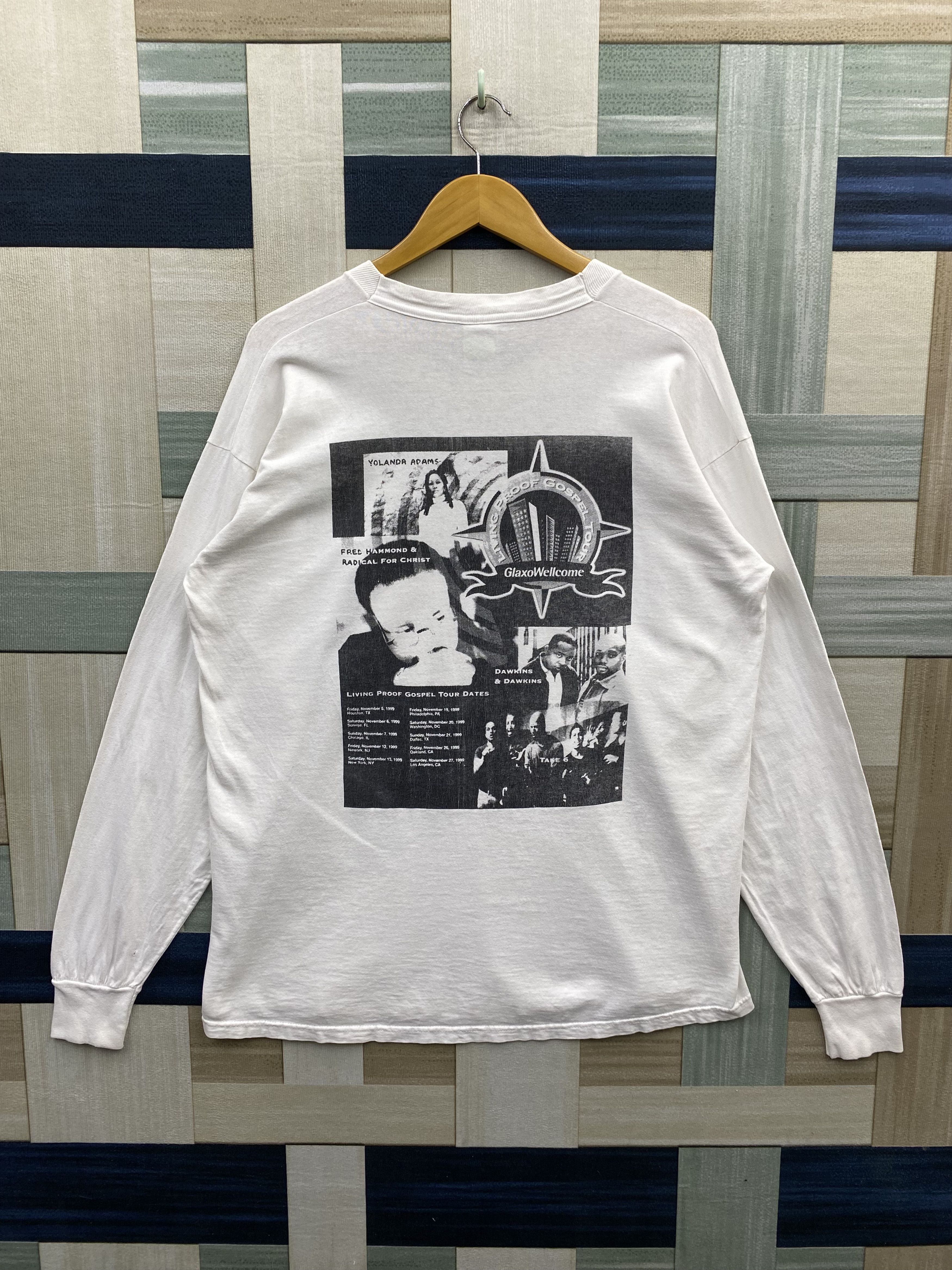 Rap Tees Vintage Rare Fred Hammond & Yolanda Adams Tour 1999 Tee Size US XL / EU 56 / 4 - 2 Thumbnail
