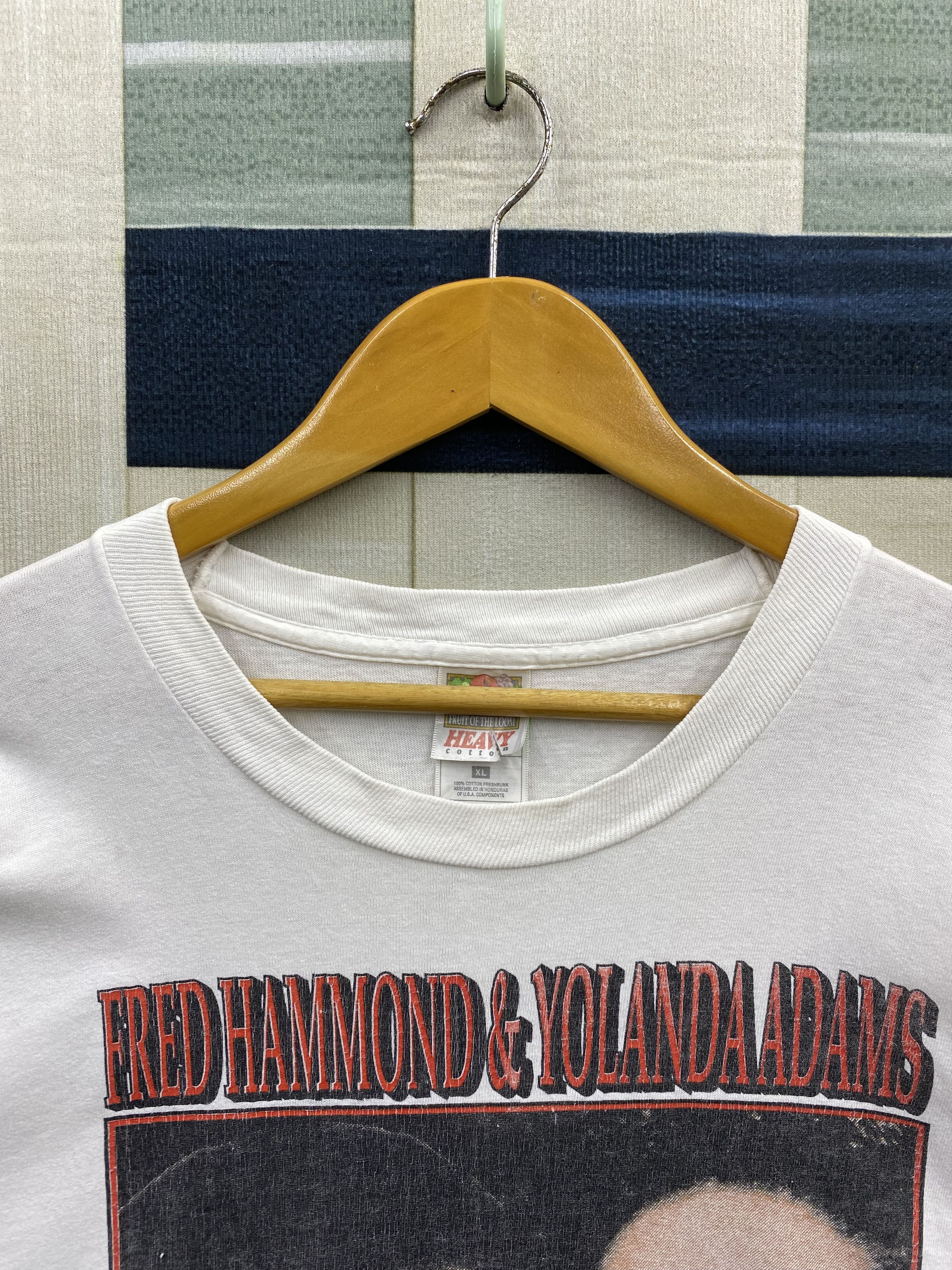 Rap Tees Vintage Rare Fred Hammond & Yolanda Adams Tour 1999 Tee Size US XL / EU 56 / 4 - 5 Thumbnail