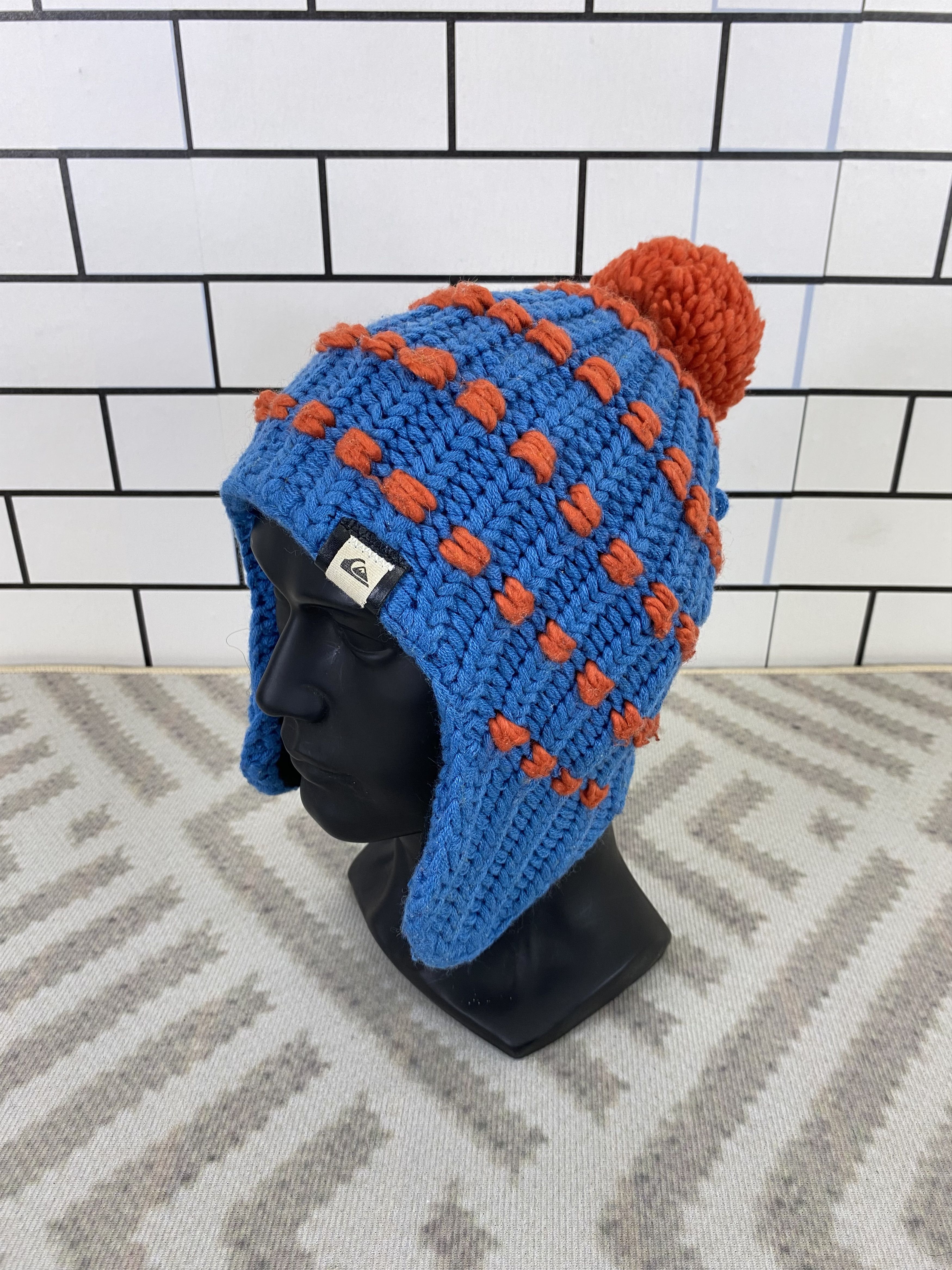Quiksilver × Vintage Vintage Y2K Quiksilver Earflap Beanie / Snow Hat / Snow Cap Size ONE SIZE - 1 Thumbnail