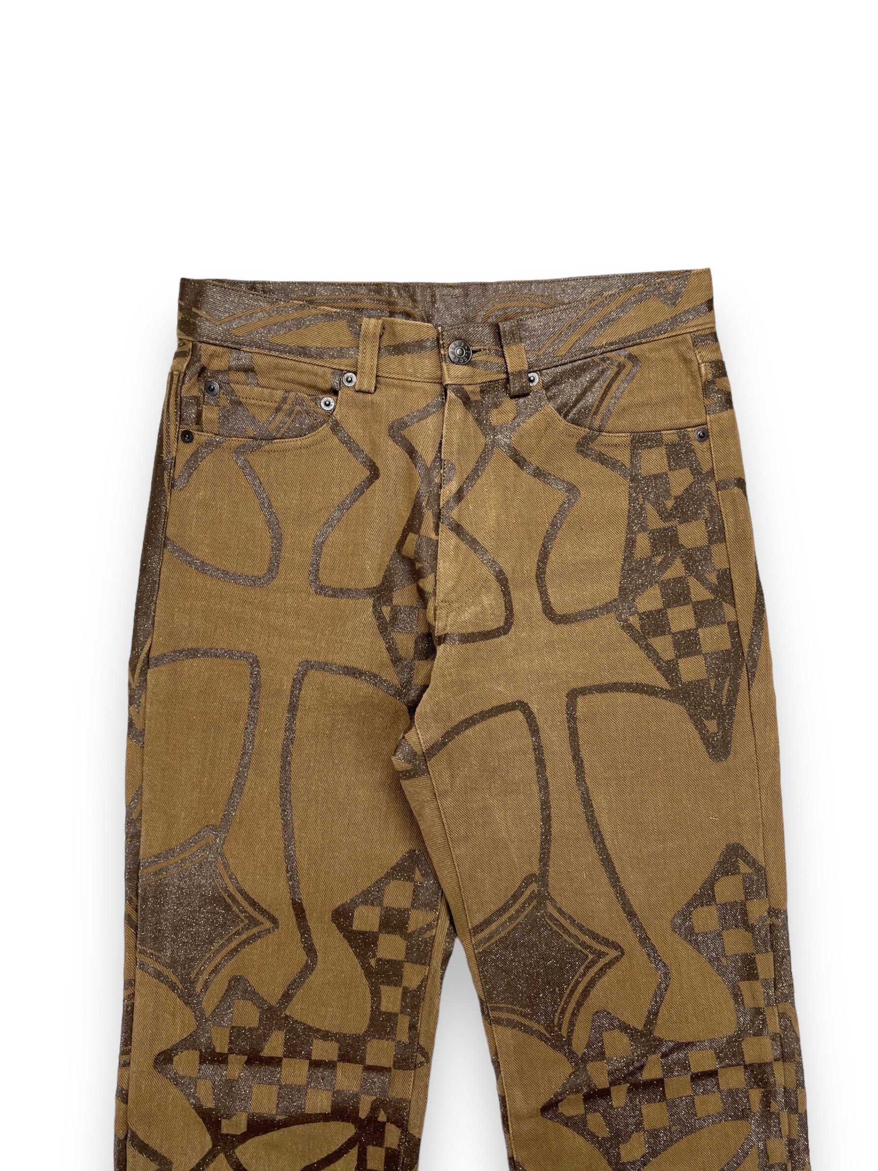 パンツ (archive)yoshiyuki konishi paintingpants Yoshiyuki Konishi patchwork pants | Barhaine Archive