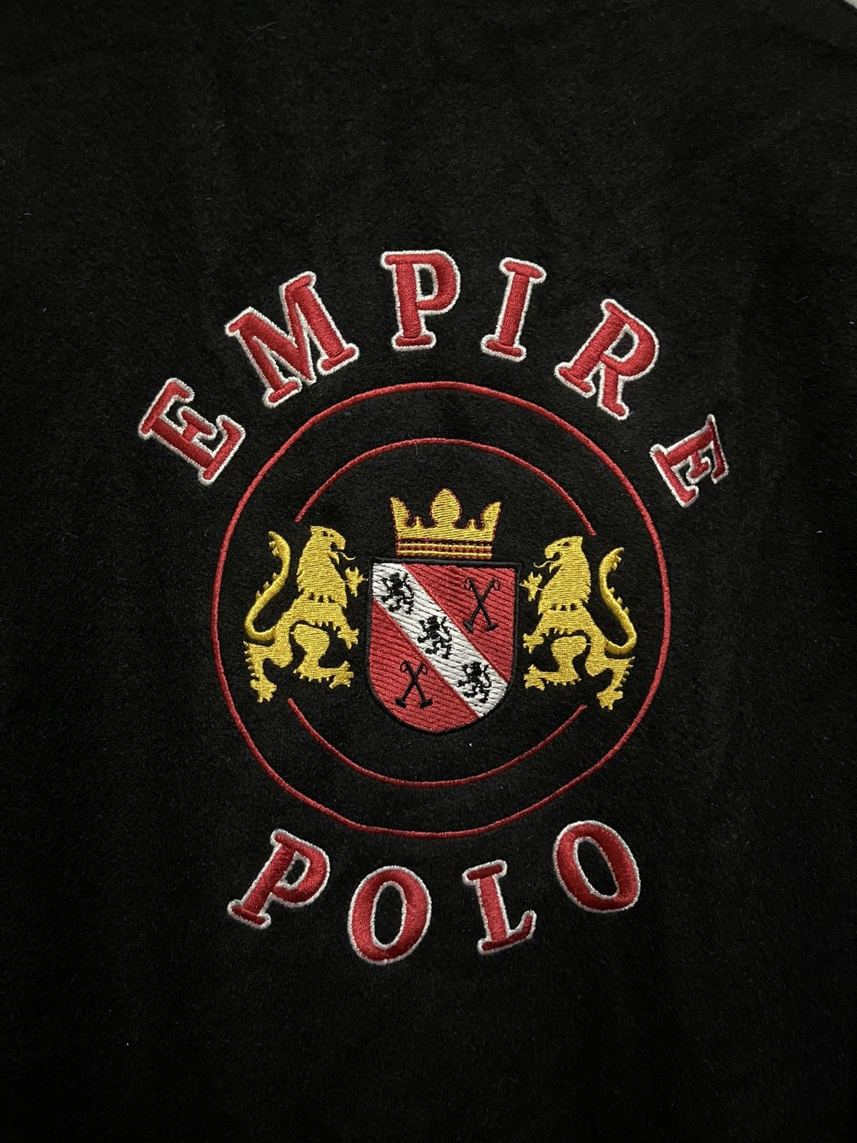 Holloway × Vintage Holloway Empire Polo Varsity Wool Leather Lettermen Jacket Size US L / EU 52-54 / 3 - 13 Thumbnail