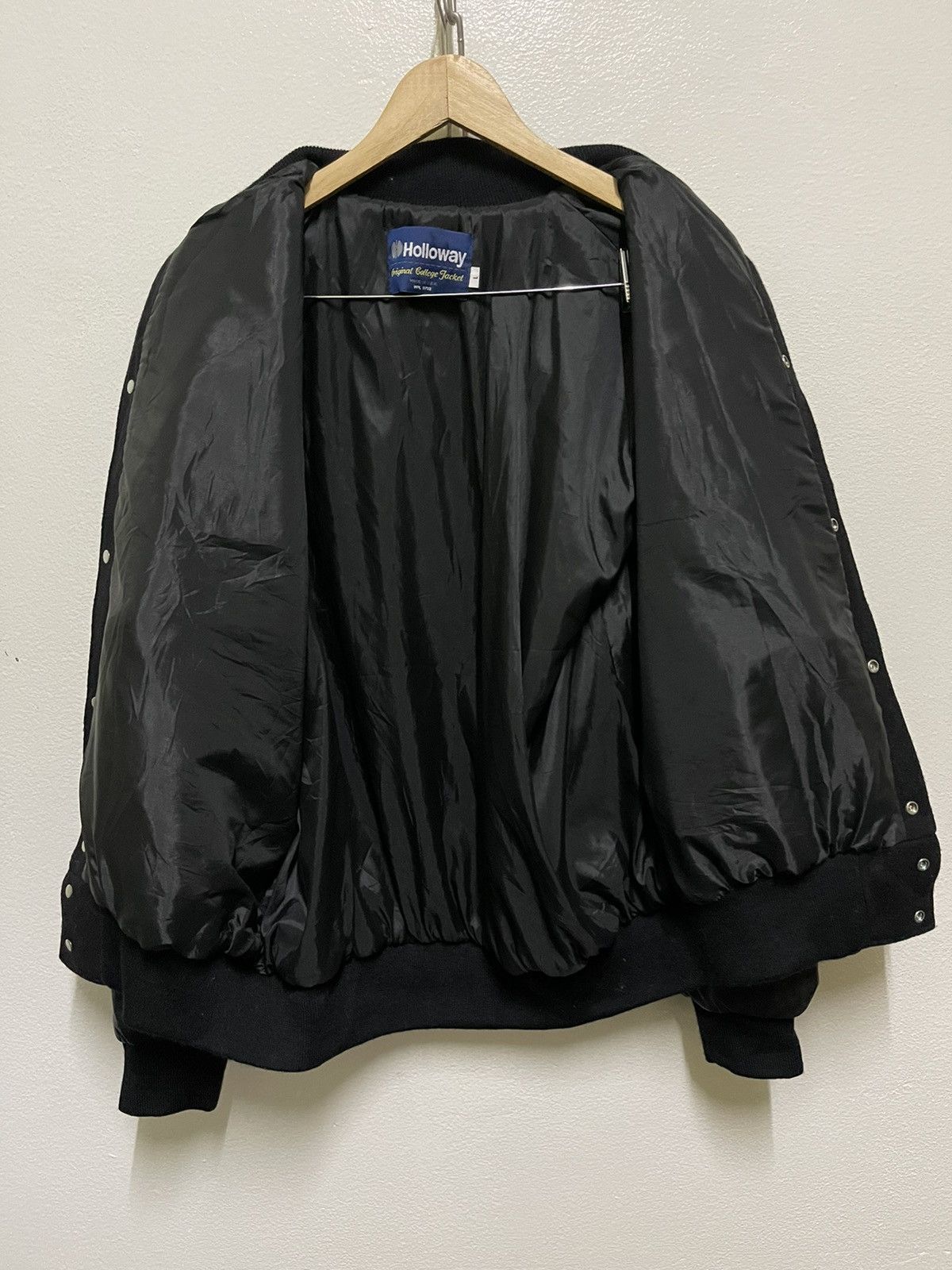 Holloway × Vintage Holloway Empire Polo Varsity Wool Leather Lettermen Jacket Size US L / EU 52-54 / 3 - 16 Thumbnail
