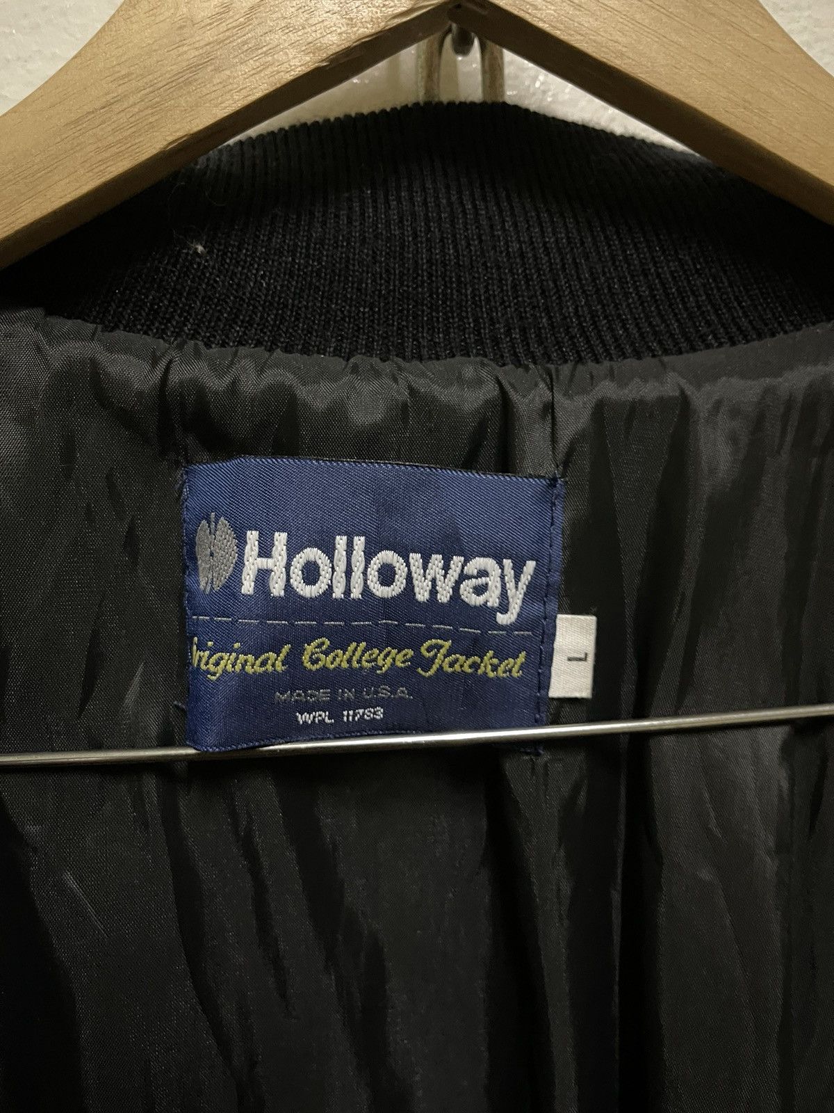 Holloway × Vintage Holloway Empire Polo Varsity Wool Leather Lettermen Jacket Size US L / EU 52-54 / 3 - 17 Thumbnail