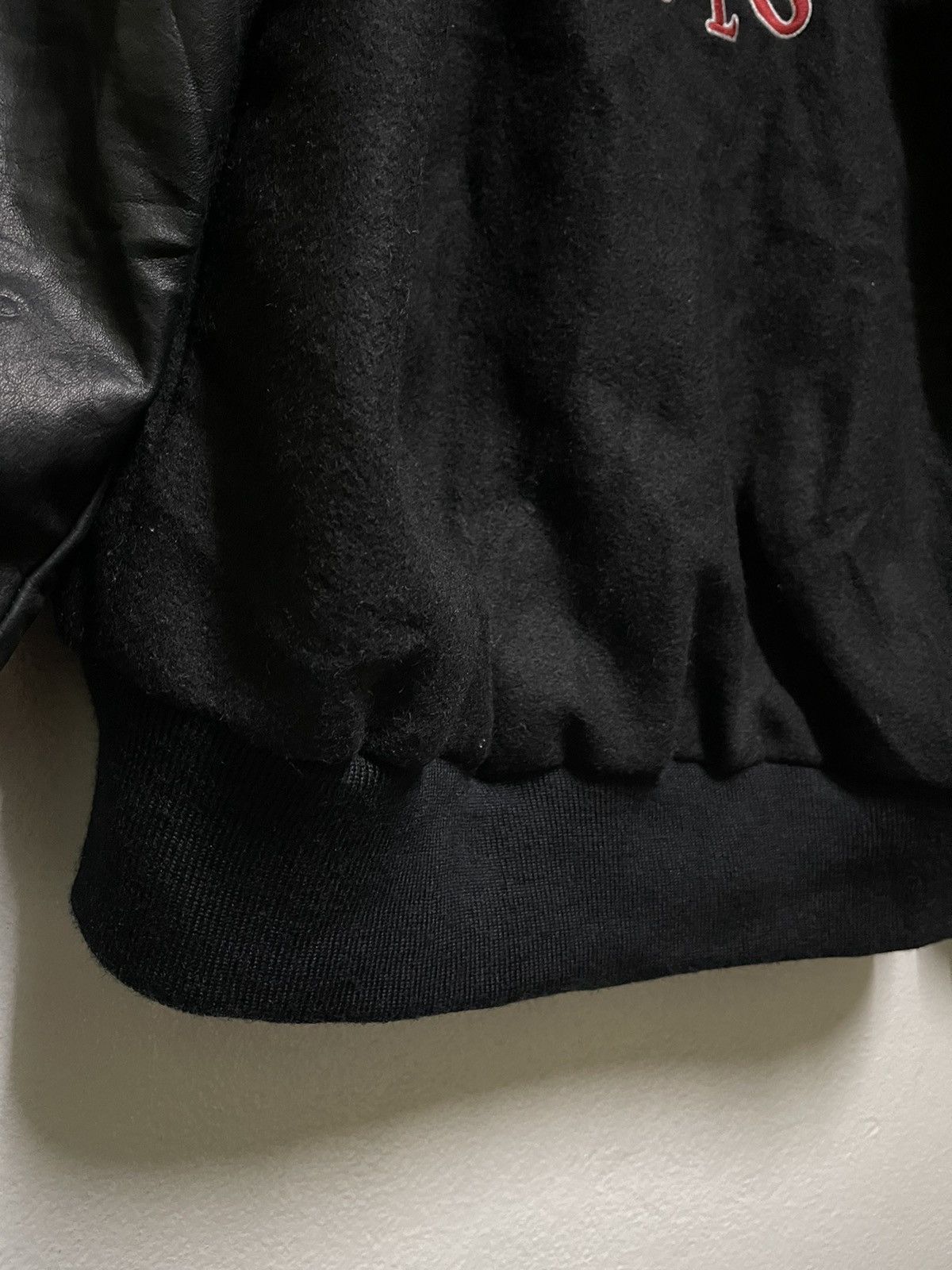 Holloway × Vintage Holloway Empire Polo Varsity Wool Leather Lettermen Jacket Size US L / EU 52-54 / 3 - 15 Thumbnail
