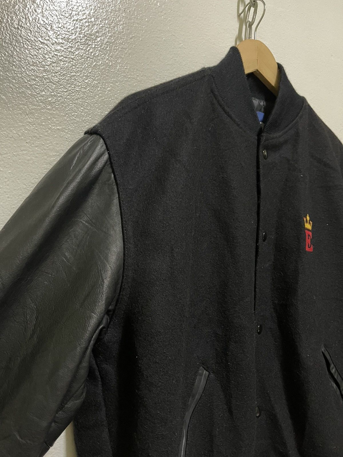Holloway × Vintage Holloway Empire Polo Varsity Wool Leather Lettermen Jacket Size US L / EU 52-54 / 3 - 2 Thumbnail
