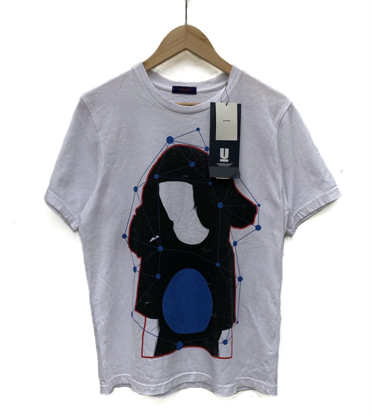 Undercover 🔥DEADSTOCK🔥Undercover Records "T" Stereo Tee Size US M / EU 48-50 / 2 - 1 Thumbnail