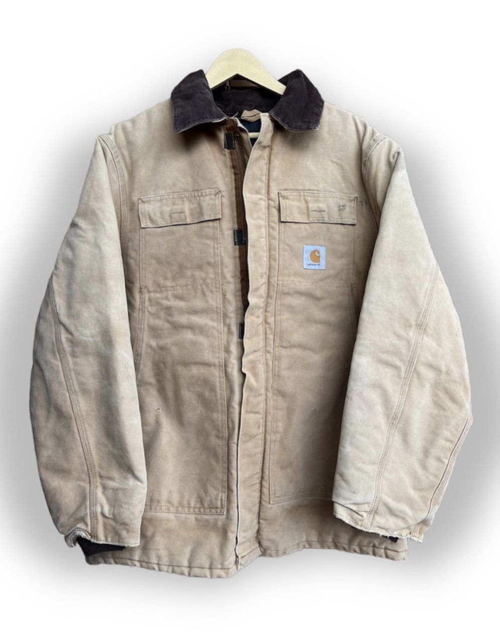 Carhartt Distressed Vintage Carhartt Detroit Chore Denim Jacket USA Size US XL / EU 56 / 4 - 1 Thumbnail