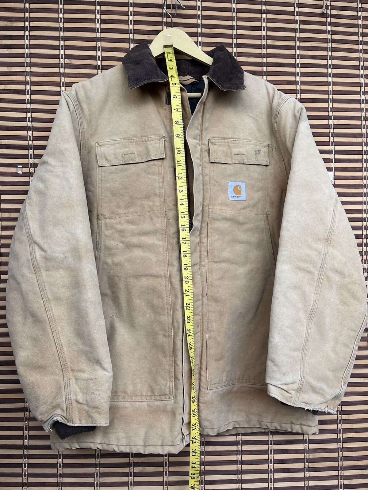 Carhartt Distressed Vintage Carhartt Detroit Chore Denim Jacket USA Size US XL / EU 56 / 4 - 4 Thumbnail