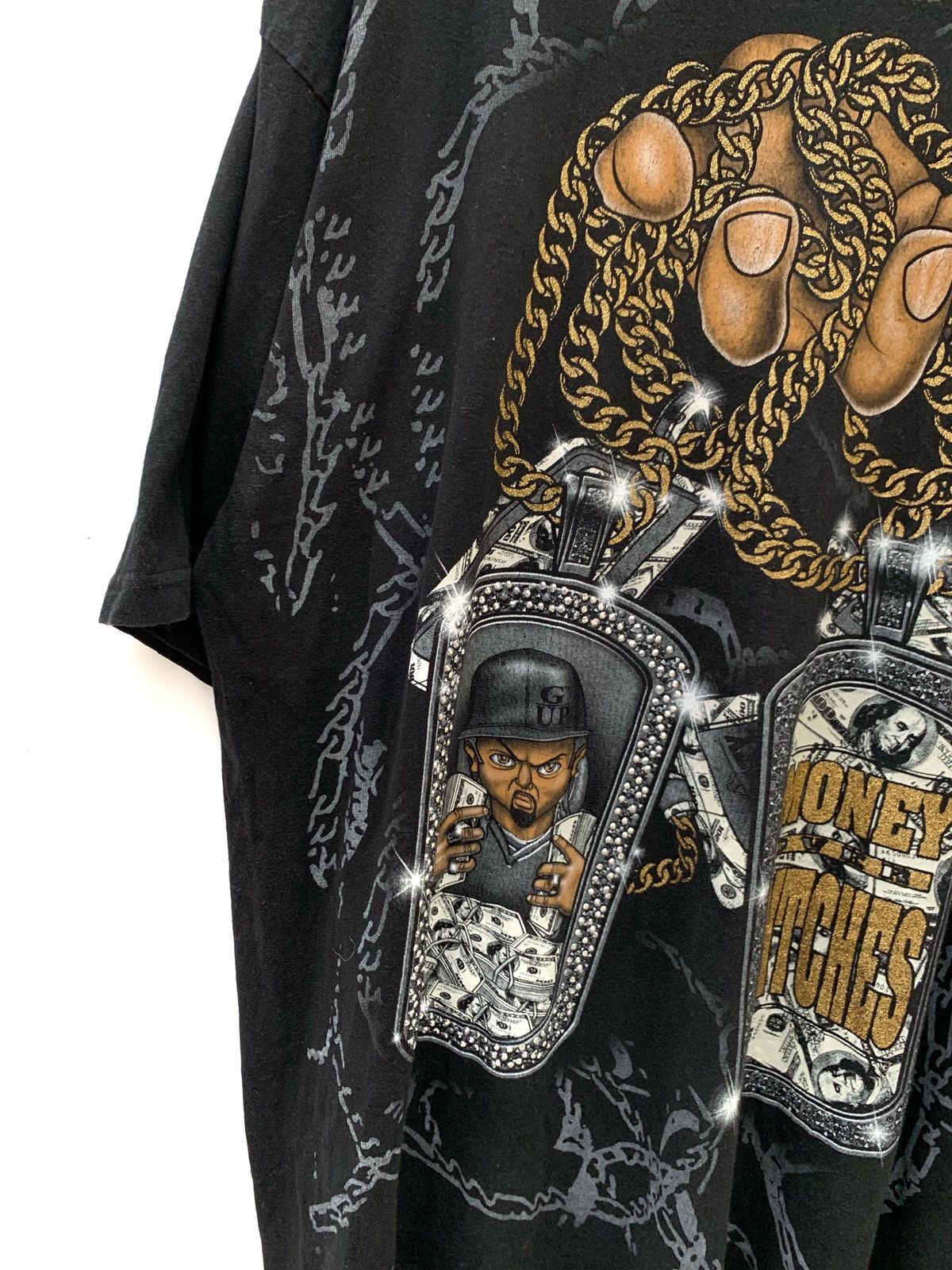Band Tees 🔥BIG SIZE 4XL🔥Money Bitches Big Print Black Tee Size US XXL / EU 58 / 5 - 3 Thumbnail