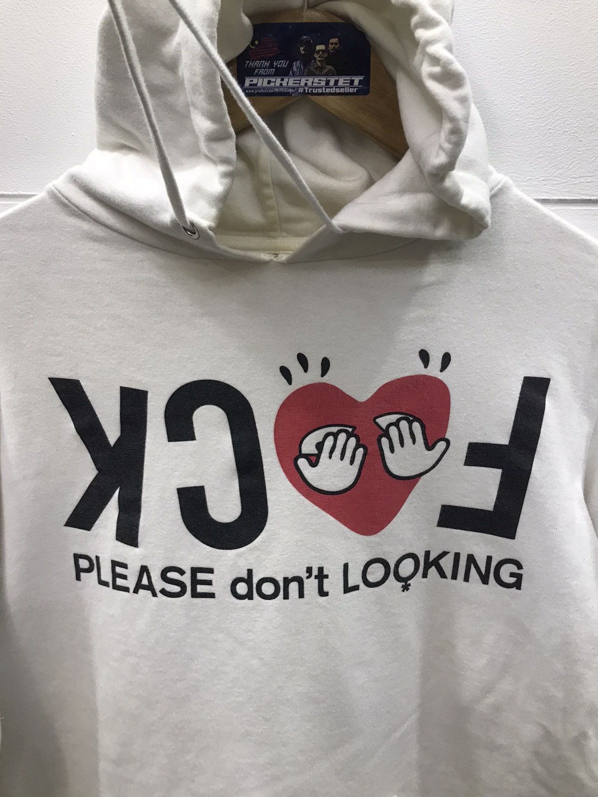 Japanese Brand × Other Parody CDG Fuck please dont looking hoodie Size US S / EU 44-46 / 1 - 3 Thumbnail