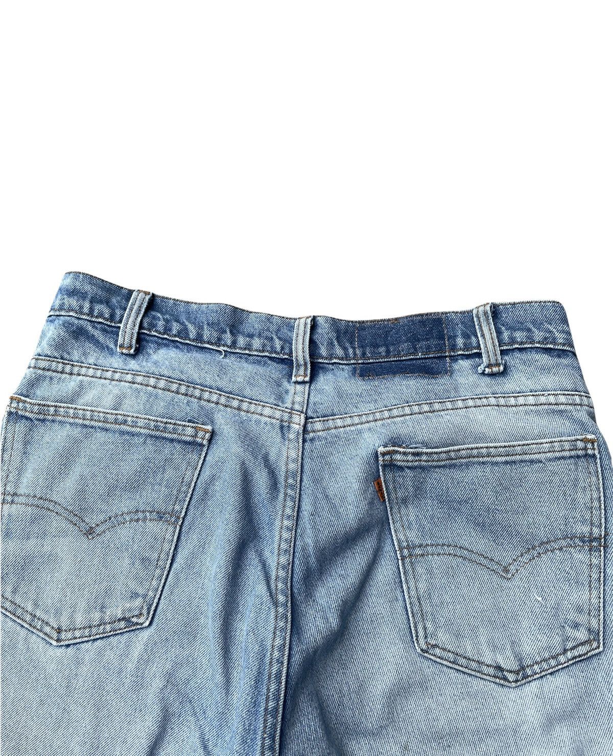 Levi's Levis 505 e Orange Tag Vintage 1991 Usa Aging Distressed Size US 33 - 12 Thumbnail