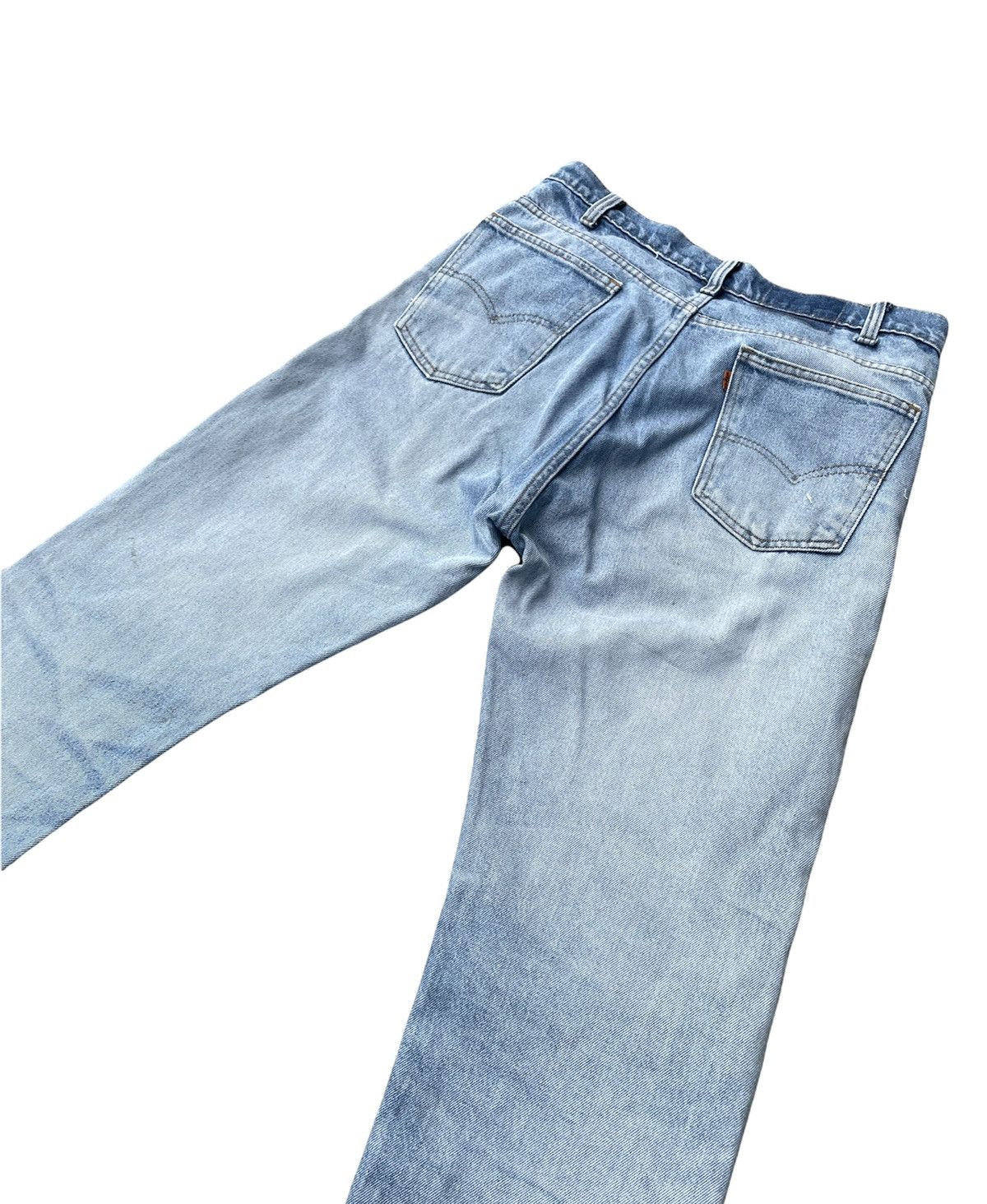 Levi's Levis 505 e Orange Tag Vintage 1991 Usa Aging Distressed Size US 33 - 10 Thumbnail