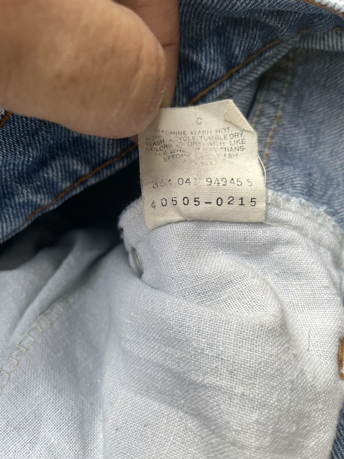 Levi's Levis 505 e Orange Tag Vintage 1991 Usa Aging Distressed Size US 33 - 15 Thumbnail