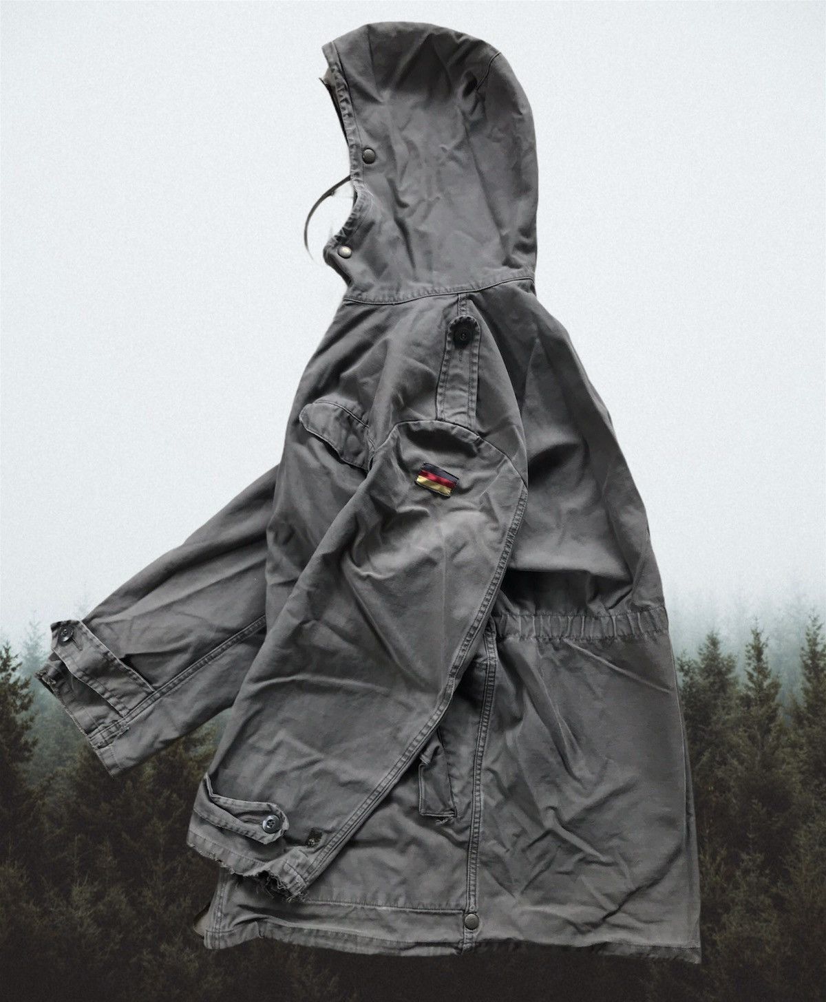 Vintage Vintage Schwarz Passau Germany Parka Jacket Size US L / EU 52-54 / 3 - 3 Thumbnail