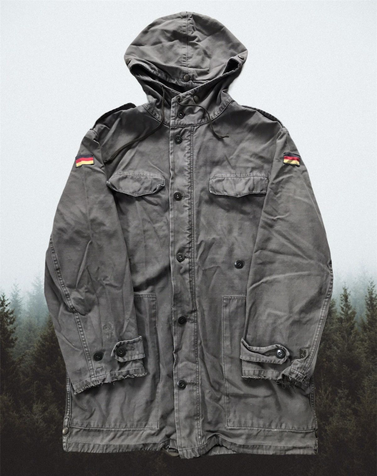 Vintage Vintage Schwarz Passau Germany Parka Jacket Size US L / EU 52-54 / 3 - 1 Thumbnail
