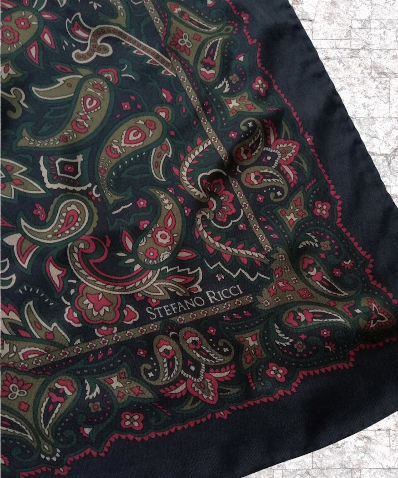 Stefano Ricci Stefano Ricci Paisley Scarf Size ONE SIZE - 4 Thumbnail