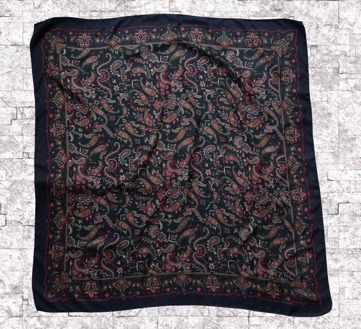 Stefano Ricci Stefano Ricci Paisley Scarf Size ONE SIZE - 2 Thumbnail