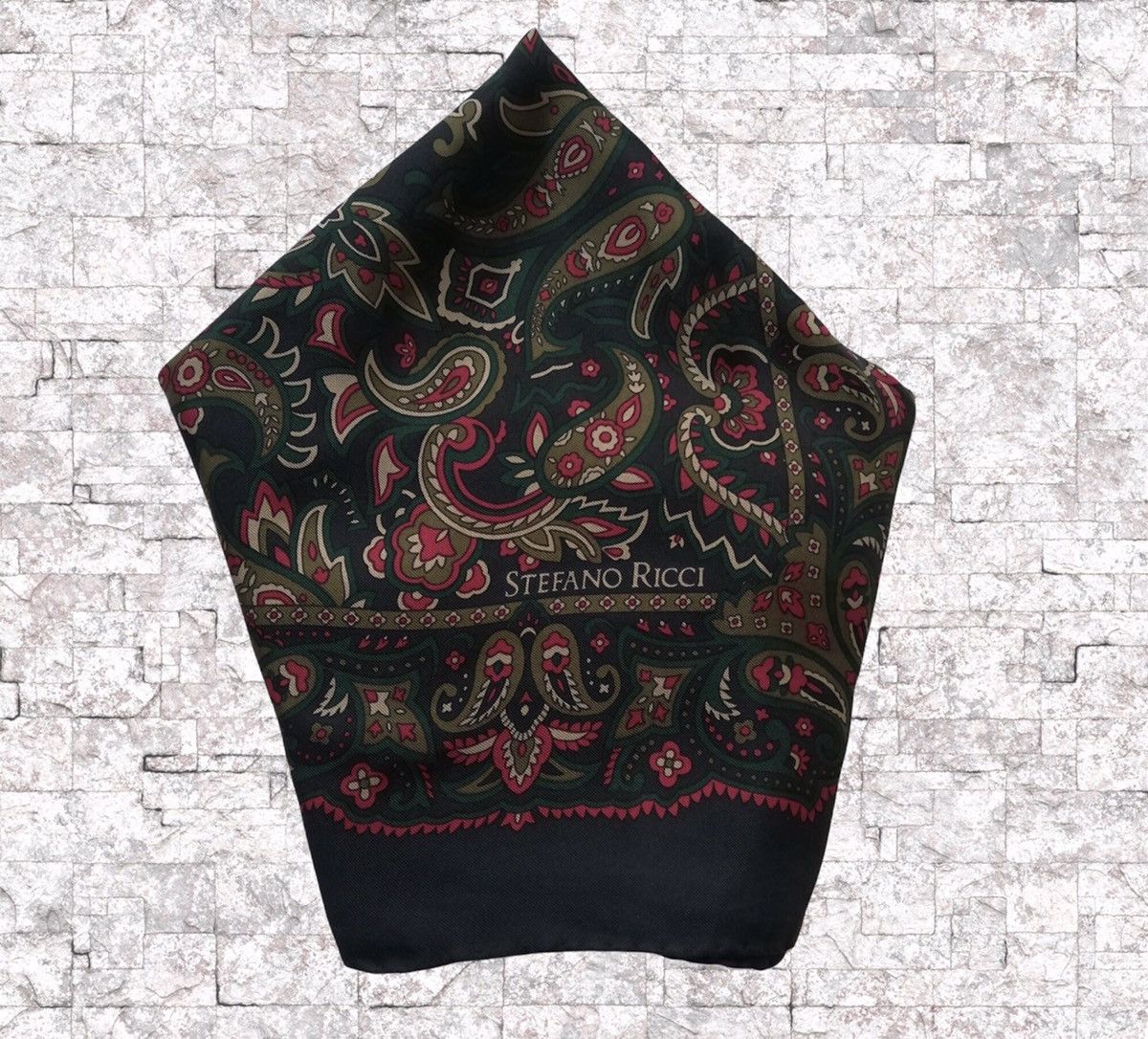 Stefano Ricci Stefano Ricci Paisley Scarf Size ONE SIZE - 5 Thumbnail