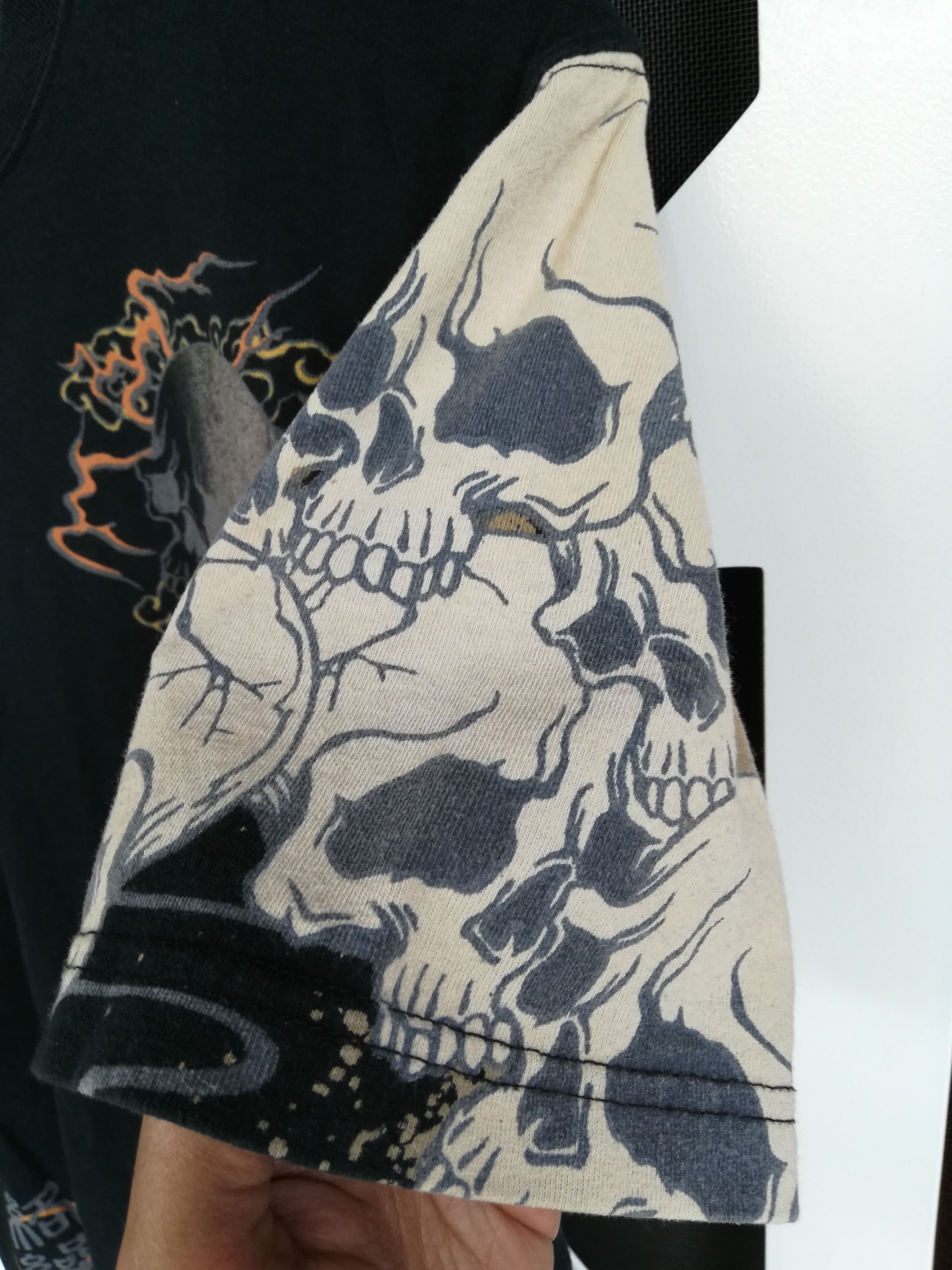 Japanese Brand × Vintage Kara kuri skulls tshirt Size US L / EU 52-54 / 3 - 6 Thumbnail