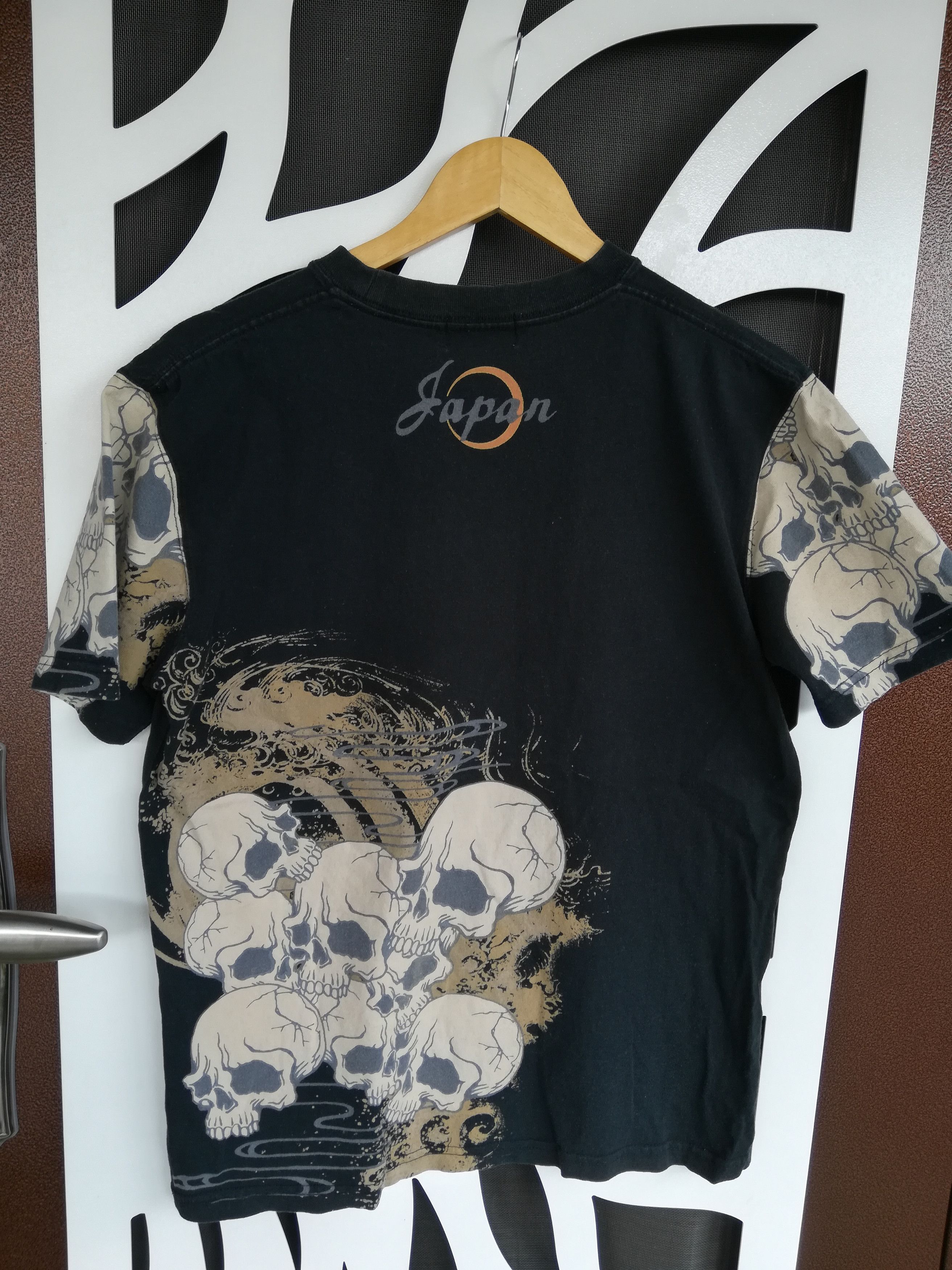 Japanese Brand × Vintage Kara kuri skulls tshirt Size US L / EU 52-54 / 3 - 7 Thumbnail