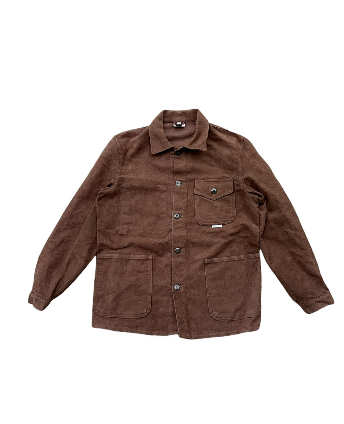 Japanese Brand Kempel Vintage Chore Jacket Size US L / EU 52-54 / 3 - 1 Thumbnail