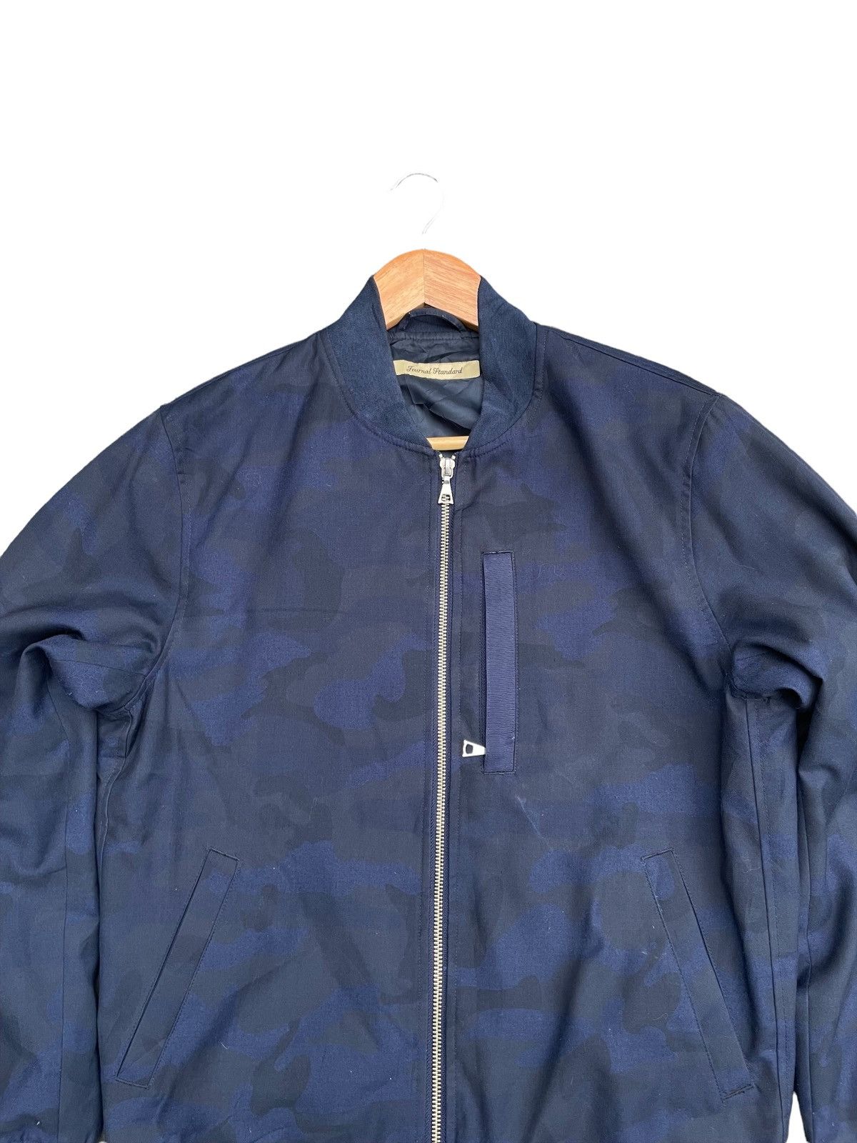 Journal Standard Journal Standard Camouflage Blue Bomber Jacket Size US L / EU 52-54 / 3 - 5 Thumbnail