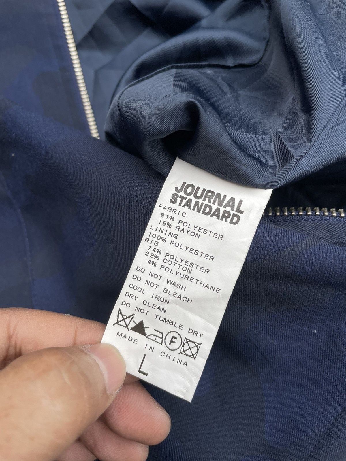 Journal Standard Journal Standard Camouflage Blue Bomber Jacket Size US L / EU 52-54 / 3 - 13 Thumbnail