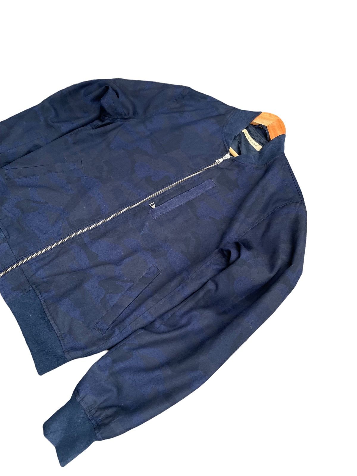 Journal Standard Journal Standard Camouflage Blue Bomber Jacket Size US L / EU 52-54 / 3 - 4 Thumbnail
