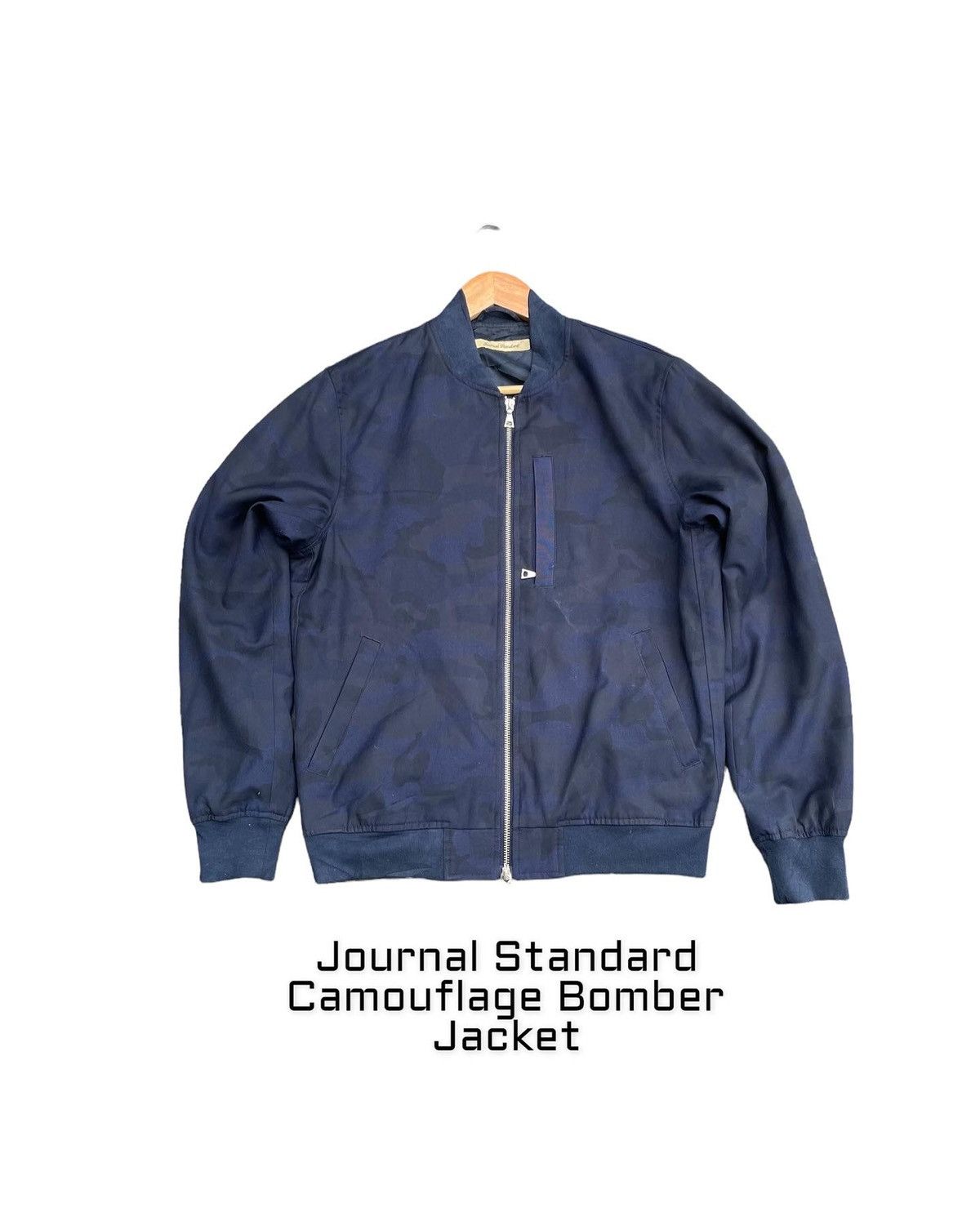 Journal Standard Journal Standard Camouflage Blue Bomber Jacket Size US L / EU 52-54 / 3 - 1 Thumbnail