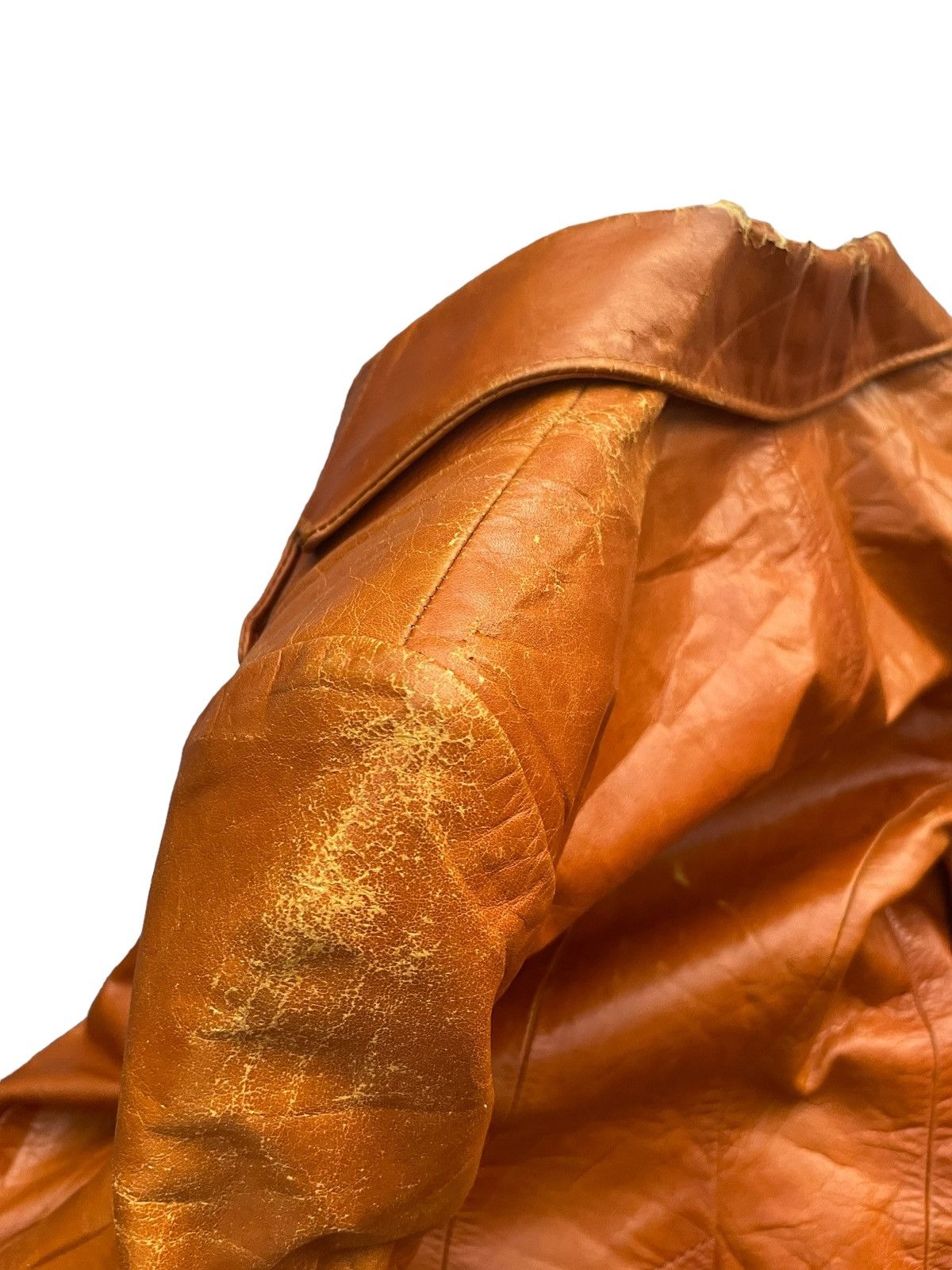 Vintage Vintage Beged-Or Leather Jacket Size US XS / EU 42 / 0 - 13 Thumbnail