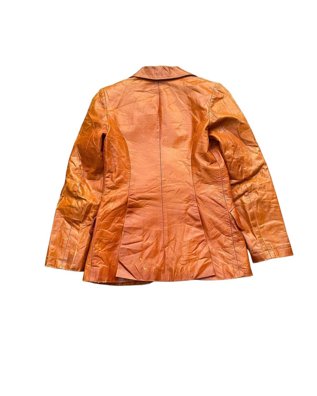 Vintage Vintage Beged-Or Leather Jacket Size US XS / EU 42 / 0 - 8 Thumbnail