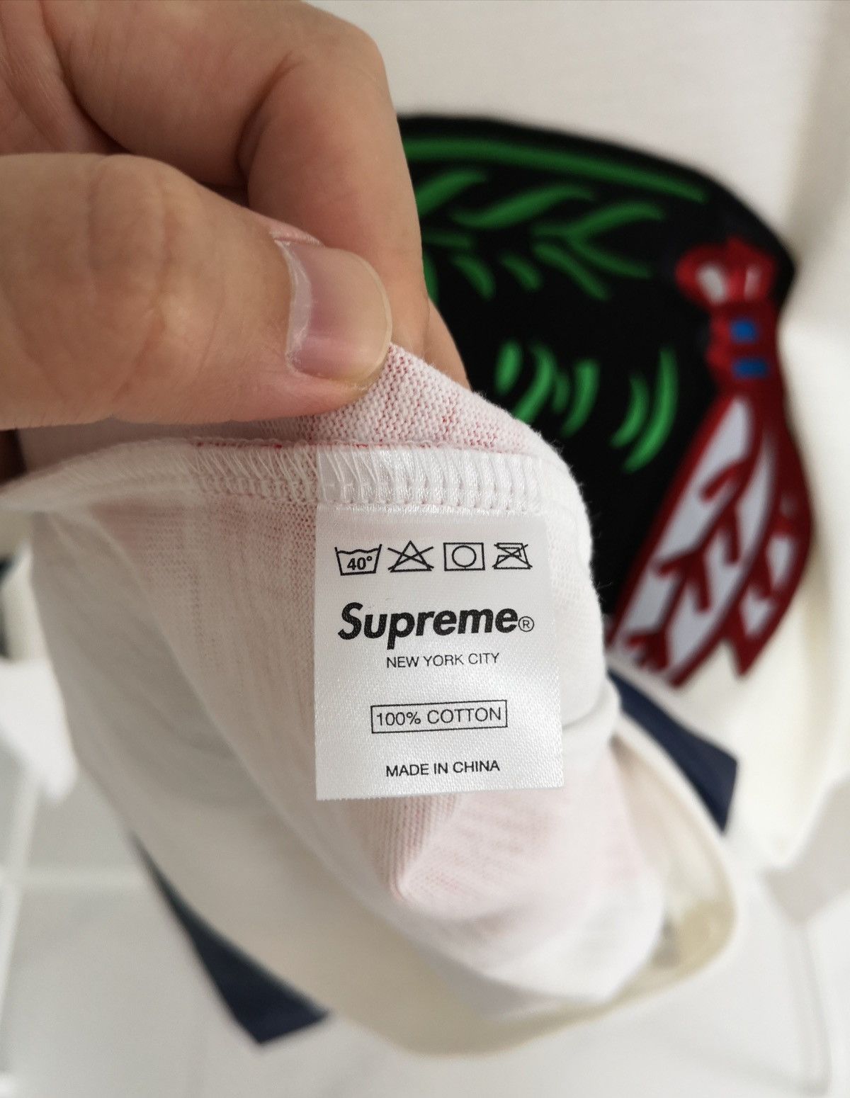 Supreme Supreme 09 warriors Blackhawks Hockey Jersey top Size US XL / EU 56 / 4 - 5 Thumbnail