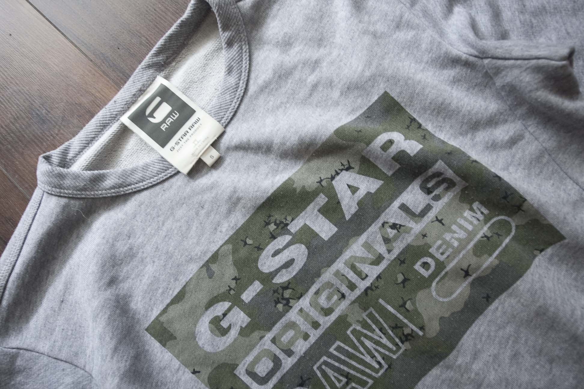 G-Star * G Star Raw Sweatshirt Spellout Logo Size S Size US S / EU 44-46 / 1 - 2 Thumbnail