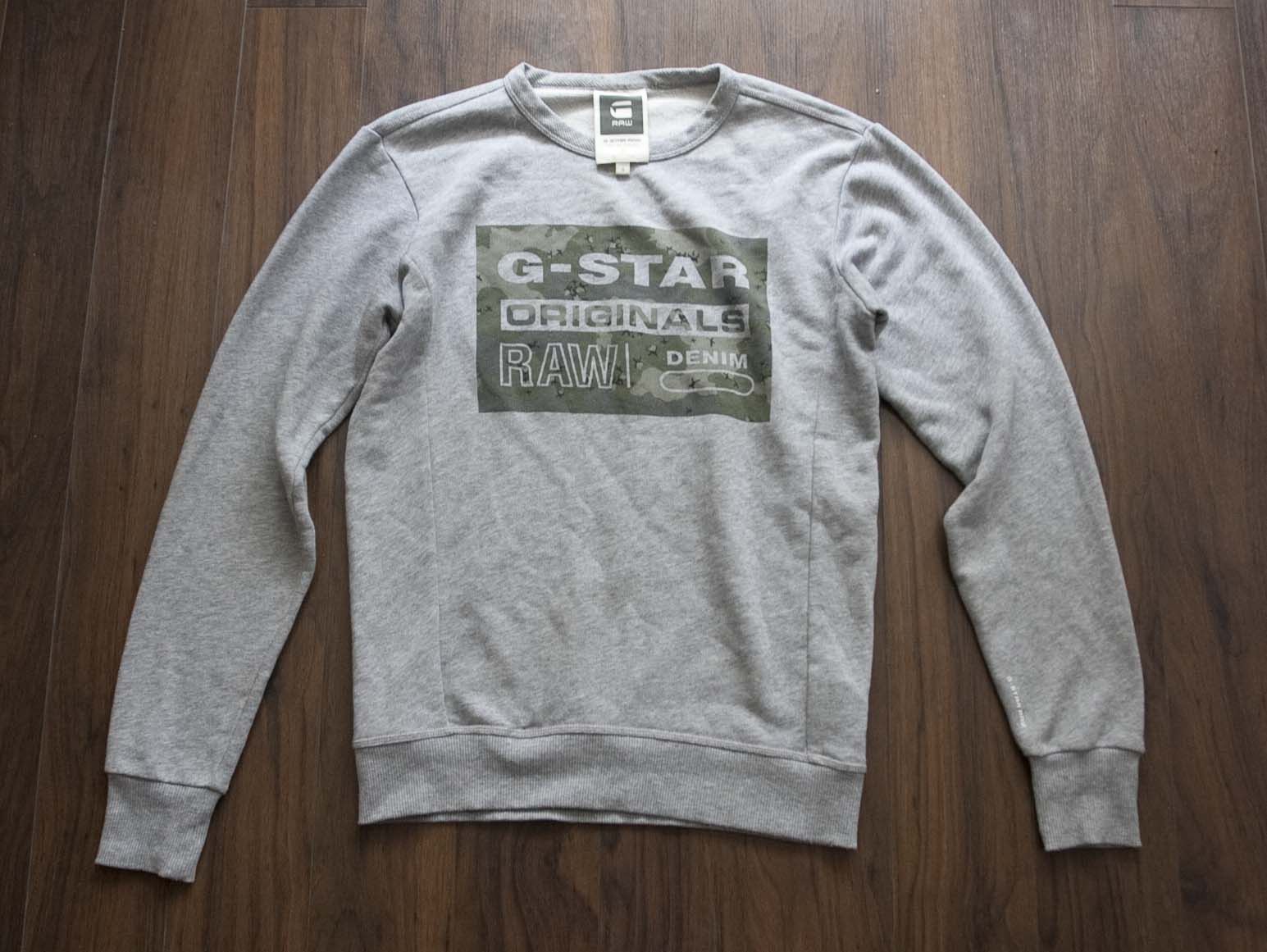 G-Star * G Star Raw Sweatshirt Spellout Logo Size S Size US S / EU 44-46 / 1 - 1 Thumbnail