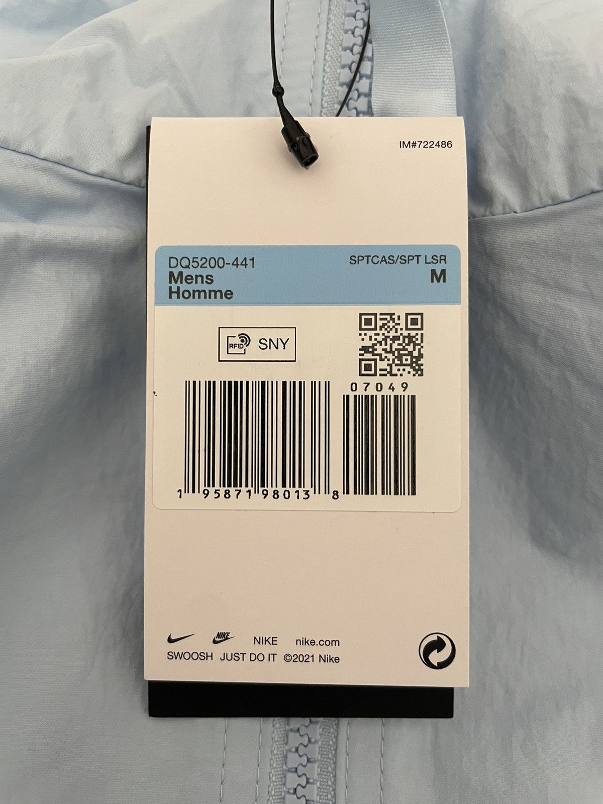 Nike NikeLab Solo Swoosh Woven Track Jacket DQ5200-441 Size M Size US M / EU 48-50 / 2 - 8 Thumbnail