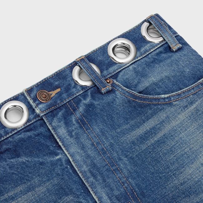 Celine o1w1db10423 Denims Pants in Blue Size US 29 - 5 Thumbnail