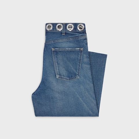 Celine o1w1db10423 Denims Pants in Blue Size US 29 - 2 Thumbnail