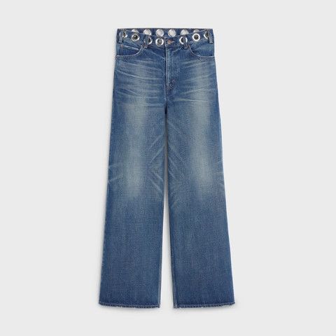 Celine o1w1db10423 Denims Pants in Blue Size US 29 - 1 Thumbnail