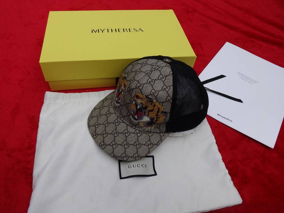 Gucci Rare Sherry Web Monogram GG Baseball Cap Hat