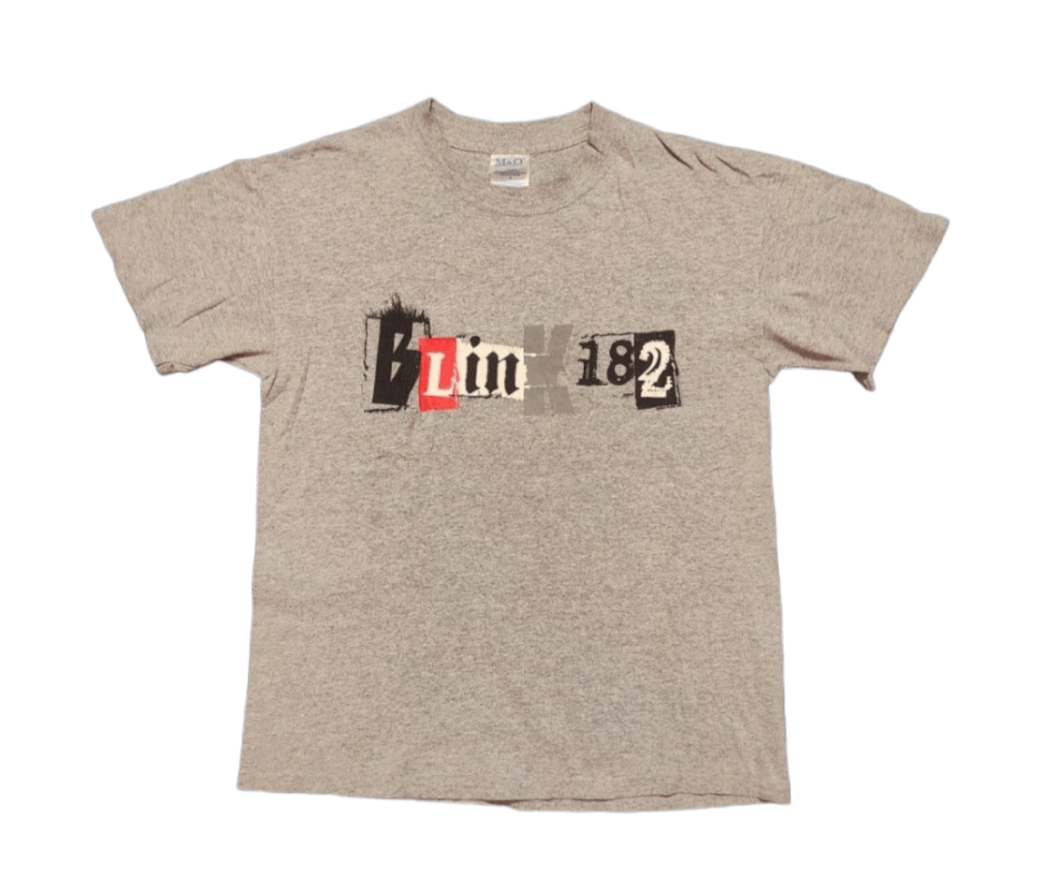 image of Band Tees x Vintage 2000S Blink 182 2004 Band T-Shirt in Grey, Men's (Size Medium)