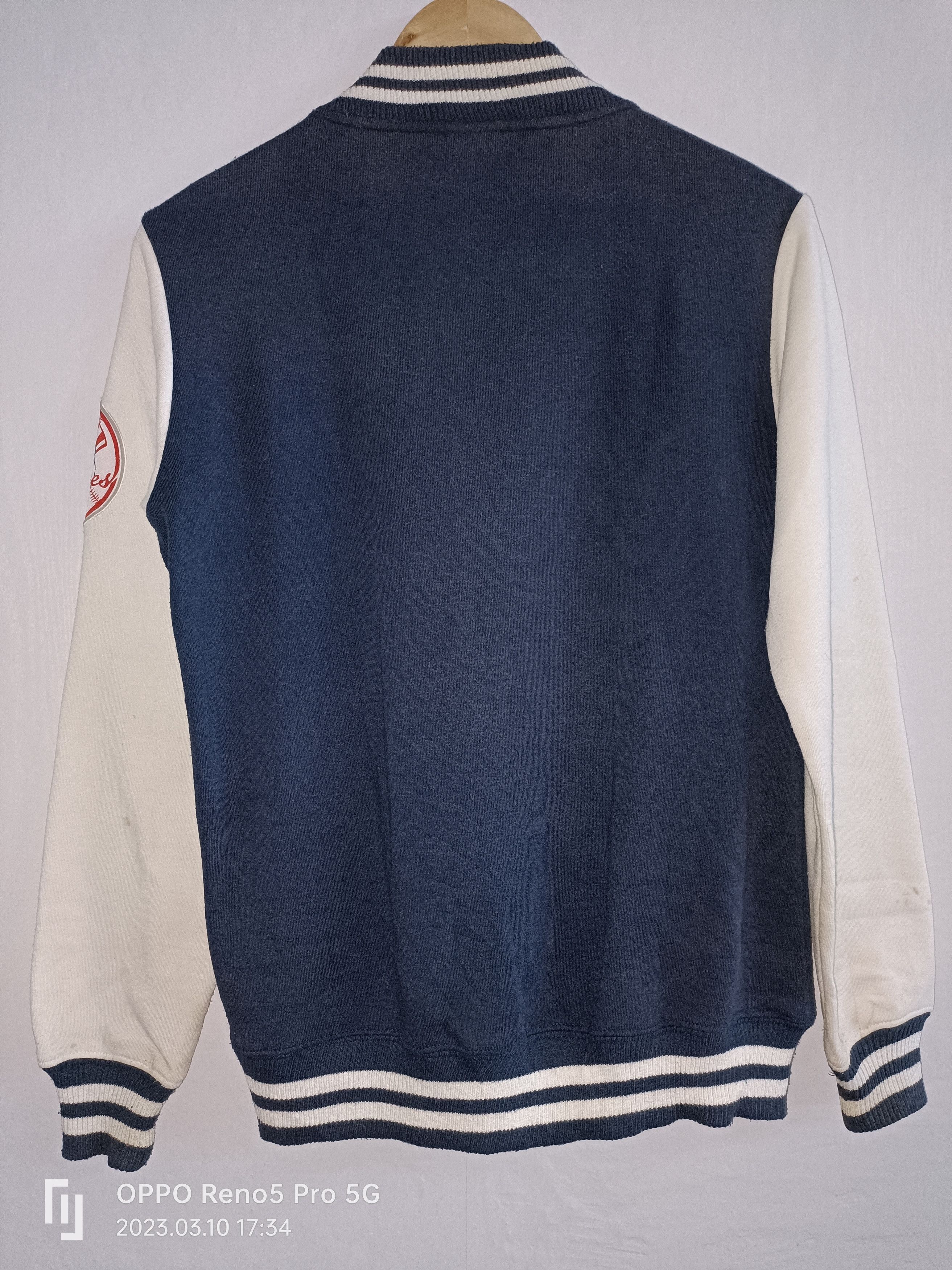 MLB × New York Yankees × Vintage 🔥Vintage New Yokr Yenkees Zipper Jacket Big Logo Size US M / EU 48-50 / 2 - 7 Thumbnail