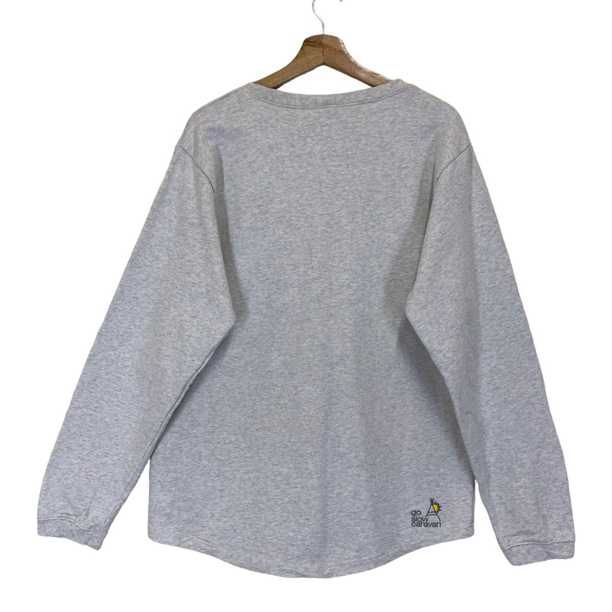 Vintage × go slow caravan Vintage Go Slow Caravan Big Logo Crewneck Sweatshirt Size M Size US M / EU 48-50 / 2 - 9 Thumbnail