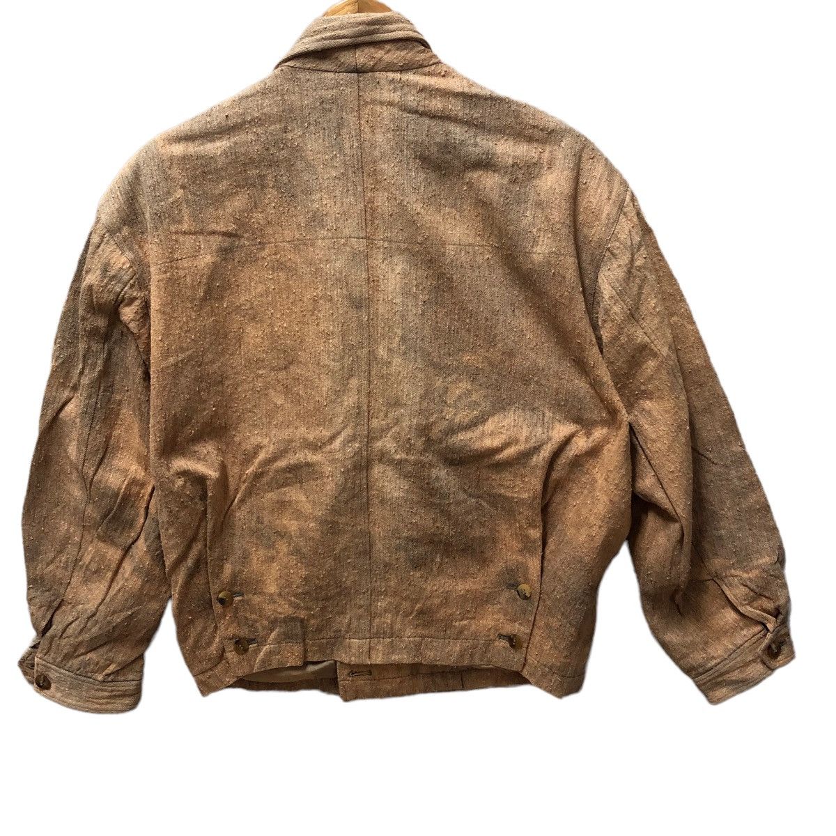 Issey Miyake Issey miyake man dirty design double collar jacket Size US M / EU 48-50 / 2 - 2 Thumbnail